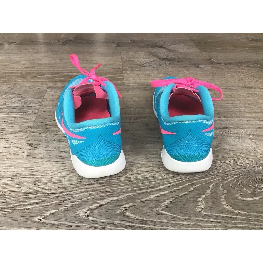Nike Free 5.0 (GS) Blue Youth Size 5Y Girls Running Sneakers 644446-401 Shoes